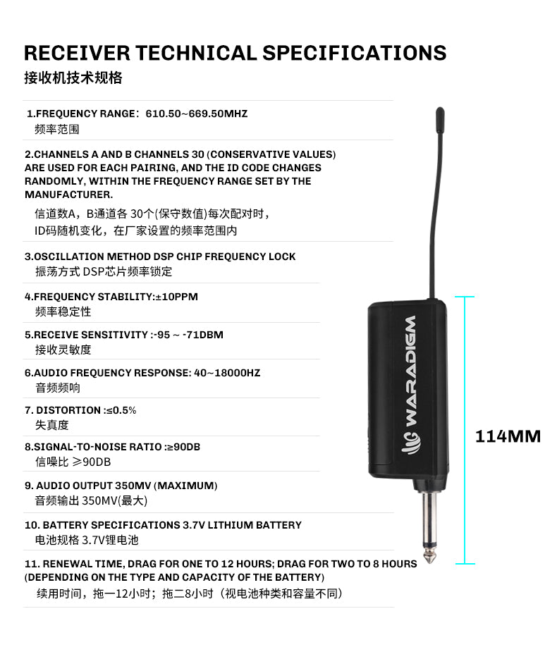 KK205 Wireless Microphone for Professional Stage, Home Singing, KTV Street Singing, Road Meeting, Celebrity Performance, Same Style Plug and Play